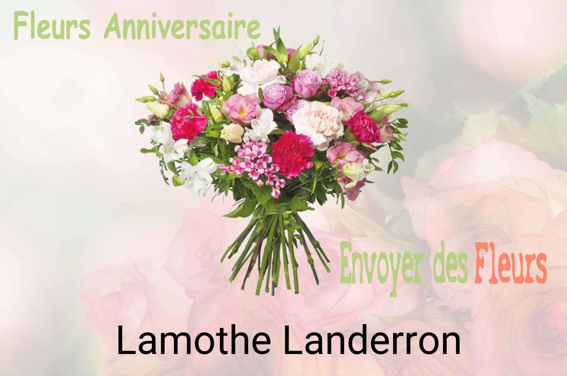 Bouquet de fleurs d’anniversaire livré à Lamothe-Landerron