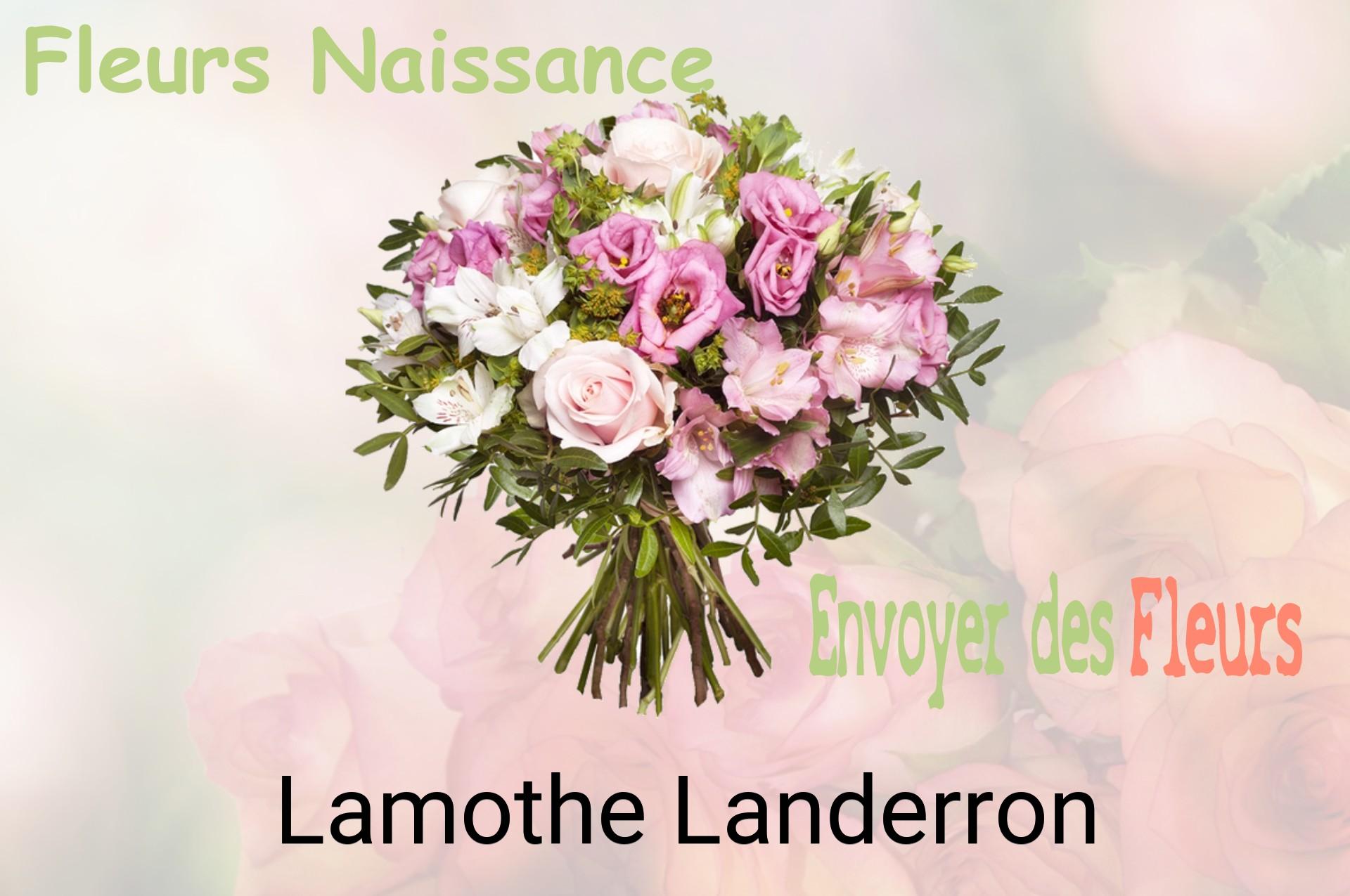 Bouquet de fleurs de naissance livré à Lamothe-Landerron