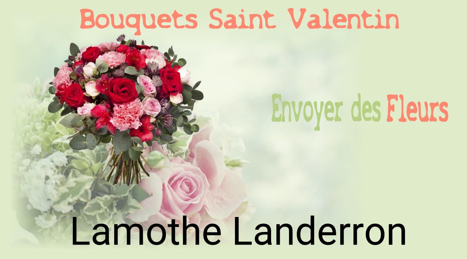 Roses de Saint-Valentin livrées à Lamothe-Landerron